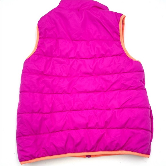 CRAZY 8 girl's puffer vest fuchsia size LARGE (10-12) - Picture 7 of 8